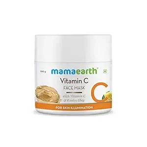 Mamaearth Vitamin C & Kaolin Clay Facial Mask - 100 gm