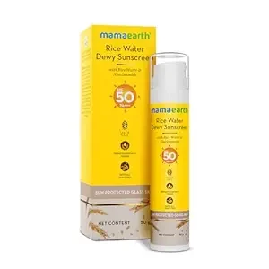 Mamaearth Rice Water Sunscreen with SPF 50 & PA++++ - 50 gm