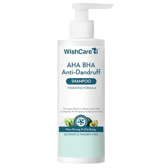 Hydrating AHA BHA Anti Dandruff Shampoo For Women & Men-Paraben & Sulphate Free Shampoo