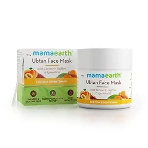 Mamaearth Ubtan Face Pack with Turmeric & Saffron - 100 gm