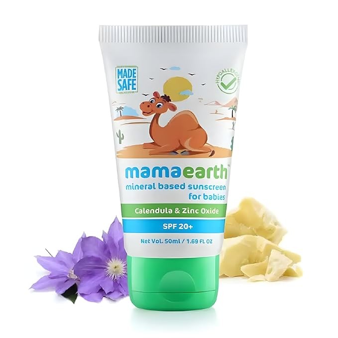 Mamaearth Mineral Based SPF 20+ Baby Sunscreen - 50 ml