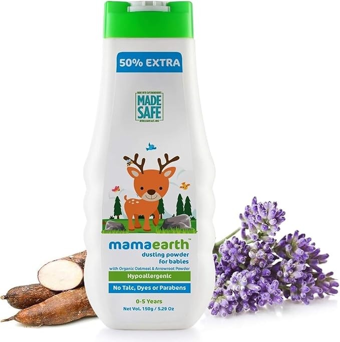 Mamaearth Dusting Powder for Babies - 150gm
